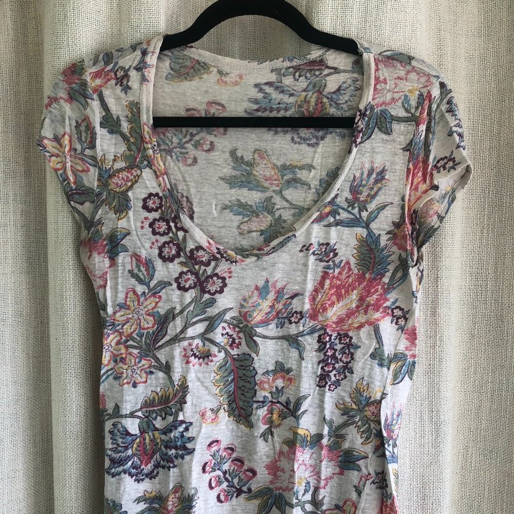 Floral JCrew T Shirt